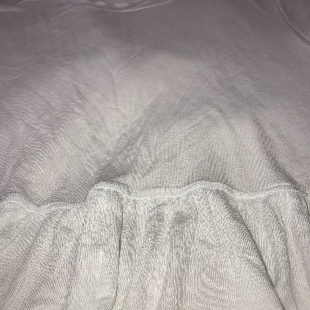 NWOT Abound Peplum Crew Neck Ruffle Hem Tee - Picture 4 of 6